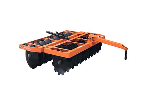 Trailed offset disc harrow